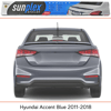 Sunplex Hyundai Accent Blue 2011-2018 Spoiler Bagaj Çıtası Piano Black