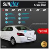 Sunplex Peugeot 301 2012-2020 Spoiler Bagaj Çıtası Piano Black