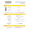 Vosla 12V 1016 Ampul 21/5W BAY15d P21/5W VS37916 (10 lu)