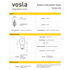 Vosla 12V 93 Ampul 21W BA15s P21W VS37635 (10 lu)