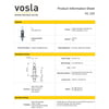 Vosla 12V H1 Ampul 55W P14,5s VS28320 (10 lu)