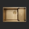 Allure El Yapımı PVD Eviye Seti 70x44 cm Altın (Gold)