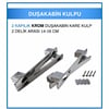 Duşakabin Kare Kulp Krom (16CM)Duşakabin Kare Kulp Krom (16 cm) | Parlak Metal Gövde | Dayanıklı ve Uzun Ömürlü | Kolay Montaj | Tüm Standart Duşakabin Kapılarıyla Uyumlu | Şık ve Fonksiyonel Duş Kabin Kapı KoluDuşakabinDUŞHOME8512DUŞHOMEDuşakabin Kare Kulp Krom (16CM)
