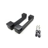 DUŞAKABİN KARE KULP SİYAH (16 CM)