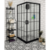 Duşhome Agata Serisi 100x100 cm Kare Mat Siyah Karolaj Desenli Temperli Cam Duşakabin (y: 190 cm)DUŞHOME AGATA Duşakabin 100x100 Kare | Mat Siyah Profil | Karolaj Desen Cam | H:190cm | Modern & Şık Banyo DuşakabinDuşakabinDUŞHOME7636DUŞHOMEDuşhome Agata Serisi 100x100 cm Kare Mat Siyah Karolaj Desenli Temperli Cam Duşakabin (y: 190 cm)