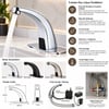 Fleko Lia Fotoselli Krom Lavabo Bataryası Çift Su Girişli (11340820)Armatür&BataryaFleko11340820 DUŞHOMEFleko Lia Fotoselli Krom Lavabo Bataryası Çift Su Girişli (11340820)