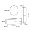 Fym Bodrum 120 CM Banyo Dolabı (4032)FYM Bodrum 80 cm Banyo Dolabı | Modern ve Fonksiyonel Lavabo Altı Dolap | Şık ve Dayanıklı Tasarım | Orta Ölçekli Banyolar İçin Estetik MobilyaBanyo DolabıFYM4032DUŞHOMEFym Bodrum 120 CM Banyo Dolabı (4032)