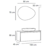 FYM RENETA 100 CM BANYO DOLABI