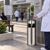 Silindir Çöp Kovası ve KüllükSilindir Çöp Kovası ve Küllük | 304 Kalite Paslanmaz Metal Çöp KovasıBanyo AksesuarCSK 7406DUŞHOMESilindir Çöp Kovası ve Küllük