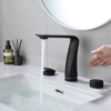 Wind 3 Delikli Sensörlü Lavabo Bataryası Matt Black