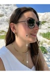 Gözlük zinciri gözlük askısı boncuklu şık tasarım