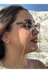 Gözlük zinciri renkli boncuklu
