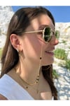 Gözlük zinciri zincirli gözlük askısı şık tasarım