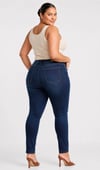 Yırtık Detaylı Likralı Skinny Jean Pantolon