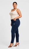 Yırtık Detaylı Likralı Skinny Jean Pantolon