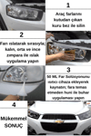 Yeni Nesil Premium 800 GR Far Temizlik Solüsyonu Buharlı Araba Far Temizleme Ve Parlatma Seti 9 Parça Ürün