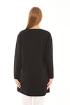Lanze Soft Touch Parçalı Tunik Çapraz Desen