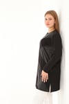 Lanze Soft Touch Parçalı Tunik Çapraz Desen