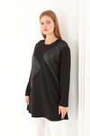 Lanze Soft Touch Parçalı Tunik Parça Desen