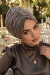 Ağaç Kabuğu Piliseli Büzgü Model Dolgulu Bone