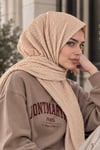 Bej Çıtçıtlı Şal