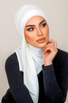 Beyaz Kelebek Bone Şal