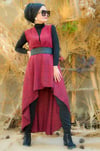 Bordo Siyah Yelek