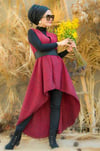 Bordo Siyah Yelek