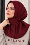 Bordo Spor Tesettür Bone - Günlük ve Antrenman , Deniz ve Havuz Kullanımına Uygun Hazır Eşarp Bone- Athletic Hijab