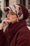Bordo Taş Kepli Bant Bone