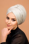 Gümüş Piliseli Çapraz Model astarlı  Bone