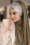 Haki Bej Bandana Hazır Şal
