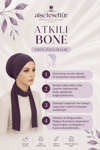 Haki Triko Atkılı Tesettür Bone