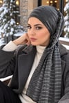 Kahve Kelebek Bone Şal