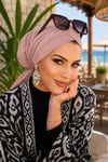 Pudra Çapraz Bone / Deniz - Havuz Bonesi