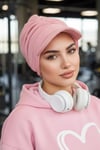 Pudra Kışlık Tesettür Şapka