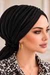 Siyah Ajurlu Tokalı Bone