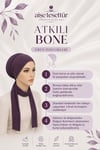Zümrüt Işıltılı Atkılı Bone