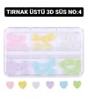 TIRNAK ÜSTÜ 3D ÇARM SÜS NO:4