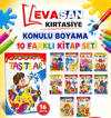 16 SY KONULU BOYAMA KİTABI 10 FARKLI KİTAP SET