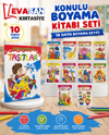 16 SY KONULU BOYAMA KİTABI 10 FARKLI KİTAP SET