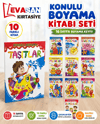 16 SY KONULU BOYAMA KİTABI 10 FARKLI KİTAP SET