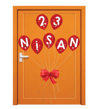 23 NİSAN KAPI SÜSÜ