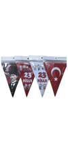 23 NİSAN ÜÇGEN FLAMA