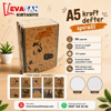 A5 KRAFT DEFTER 80 YP ÇİZGİLİ PAKET:12 Lİ