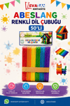 ABESLANG RENKLİ DİL ÇUBUĞU PK:50 Lİ
