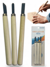 AHŞAP OYMA BIÇAĞI 3 LÜ SET KOD: EM-5005