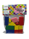 AHŞAP RENKLİ GEOMETRİ KÜP KOD:5051