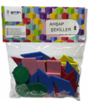 AHŞAP RENKLİ GEOMETRİ ŞEKİL