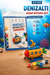 ALG-6019 DENİZALTI AHŞAP BOYAMA SETİ